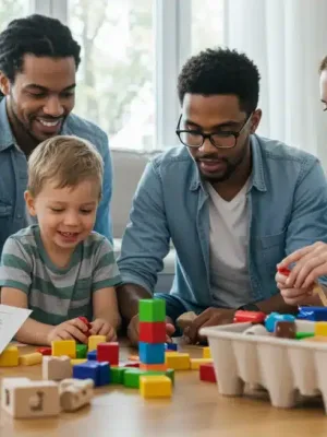 Family enjoying time together with children, symbolizing financial security from child tax credit.