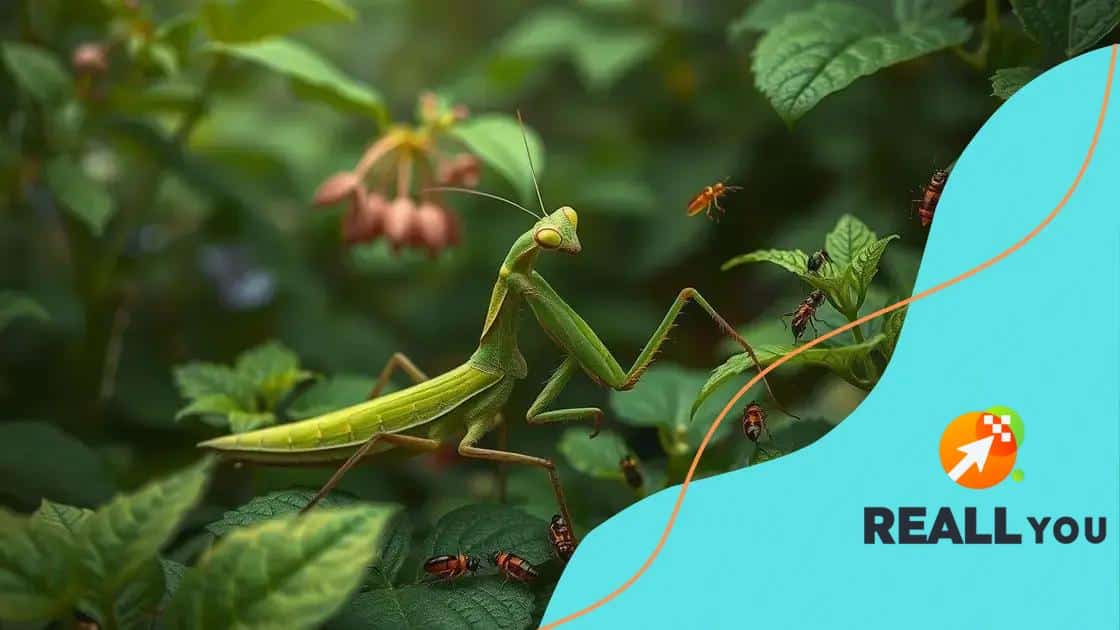 The role of mantis in the ecosystem