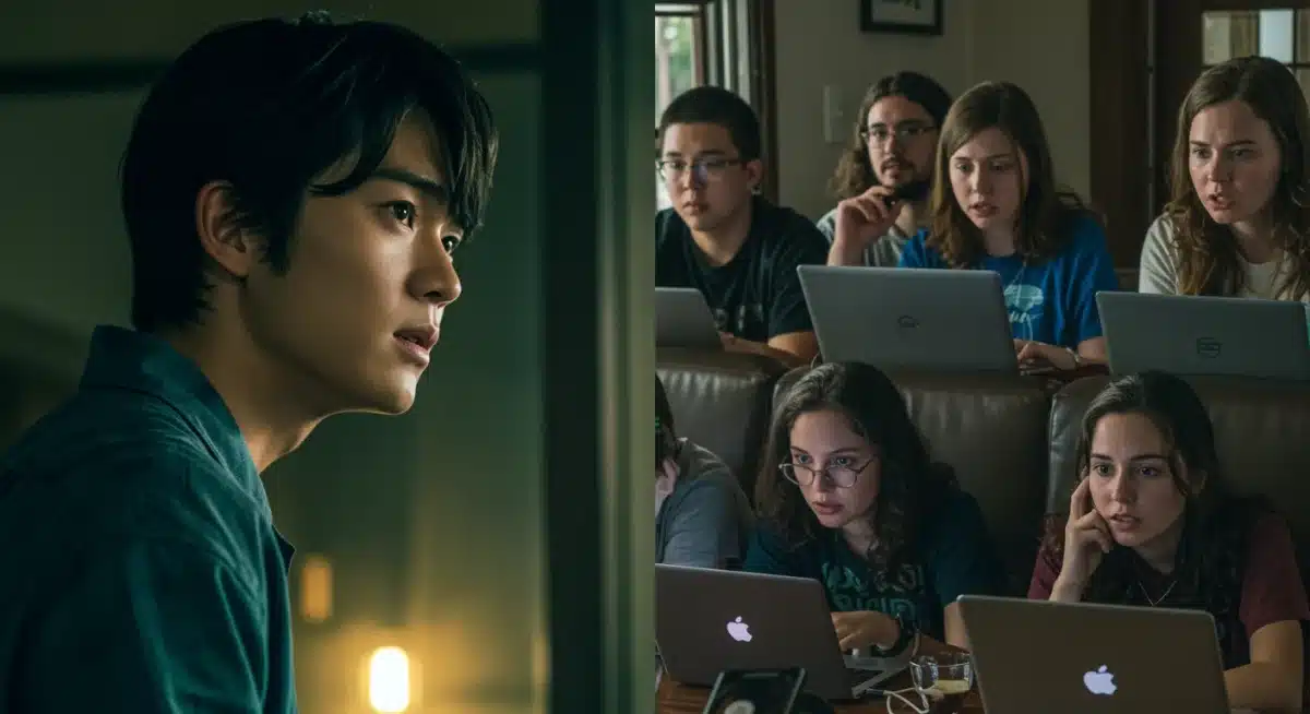 US audience engaging with J-Drama content on various devices, illustrating growing viewership