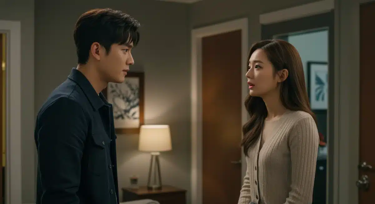 T-Drama leads in a contract cohabitation scenario, a popular trope among US viewers.