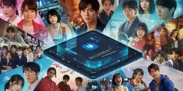 Evolution of dorama genres on U.S. streaming platforms in 2026, showing diverse content and futuristic interface.