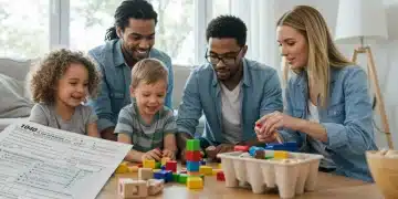 Family enjoying time together with children, symbolizing financial security from child tax credit.