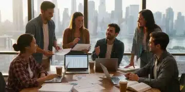 Students discussing potential $10,000 student loan forgiveness in 2026