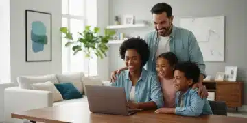 Family accessing information about TANF benefits for 2026