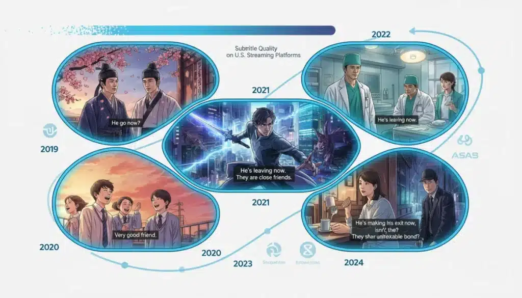 Dorama Subtitling Quality: 5-Year Evolution on U.S. Platforms