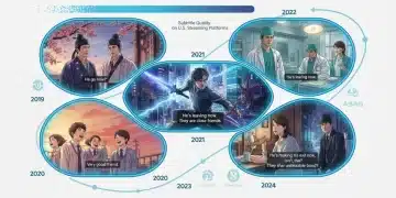 Evolution of dorama subtitling quality on U.S. platforms
