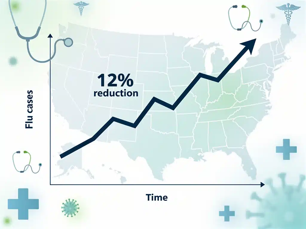 Public Health Advisory: CDC Reports a 12% Decrease in Seasonal Flu Cases Compared to Last Year’s Peak