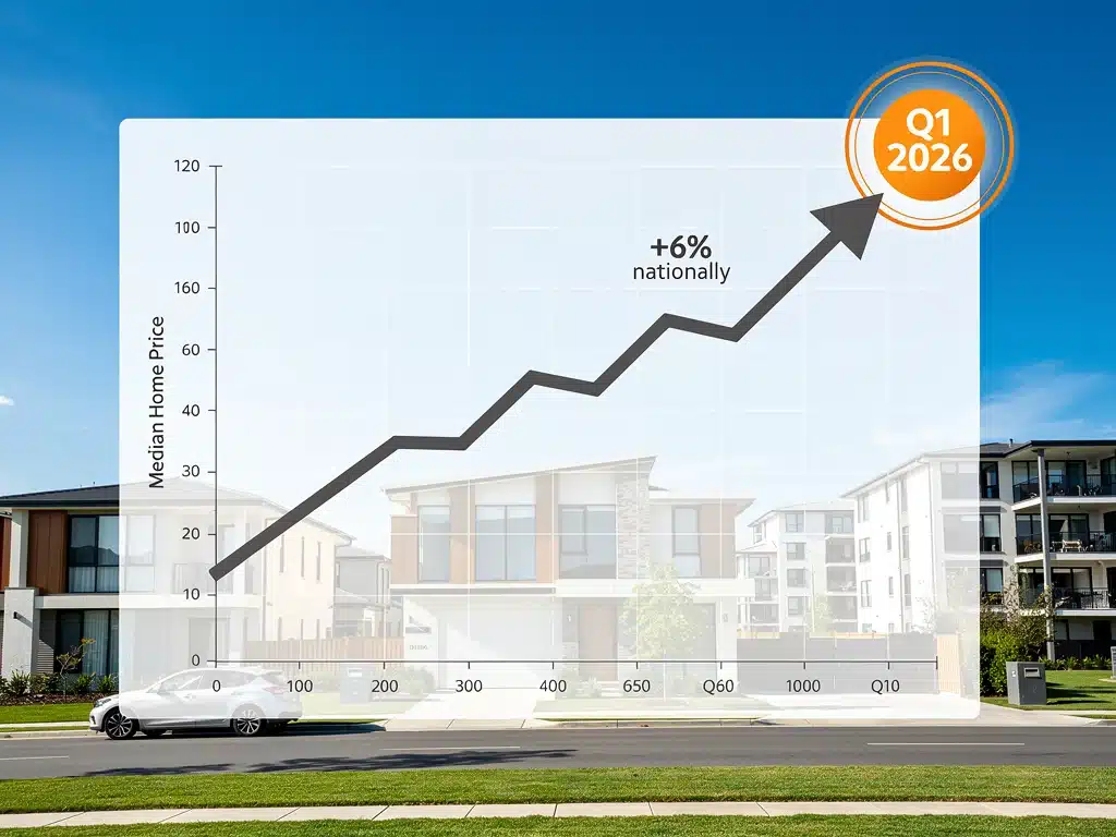 Housing Market Trends: Median Home Prices Up 6% Nationally Q1 2026