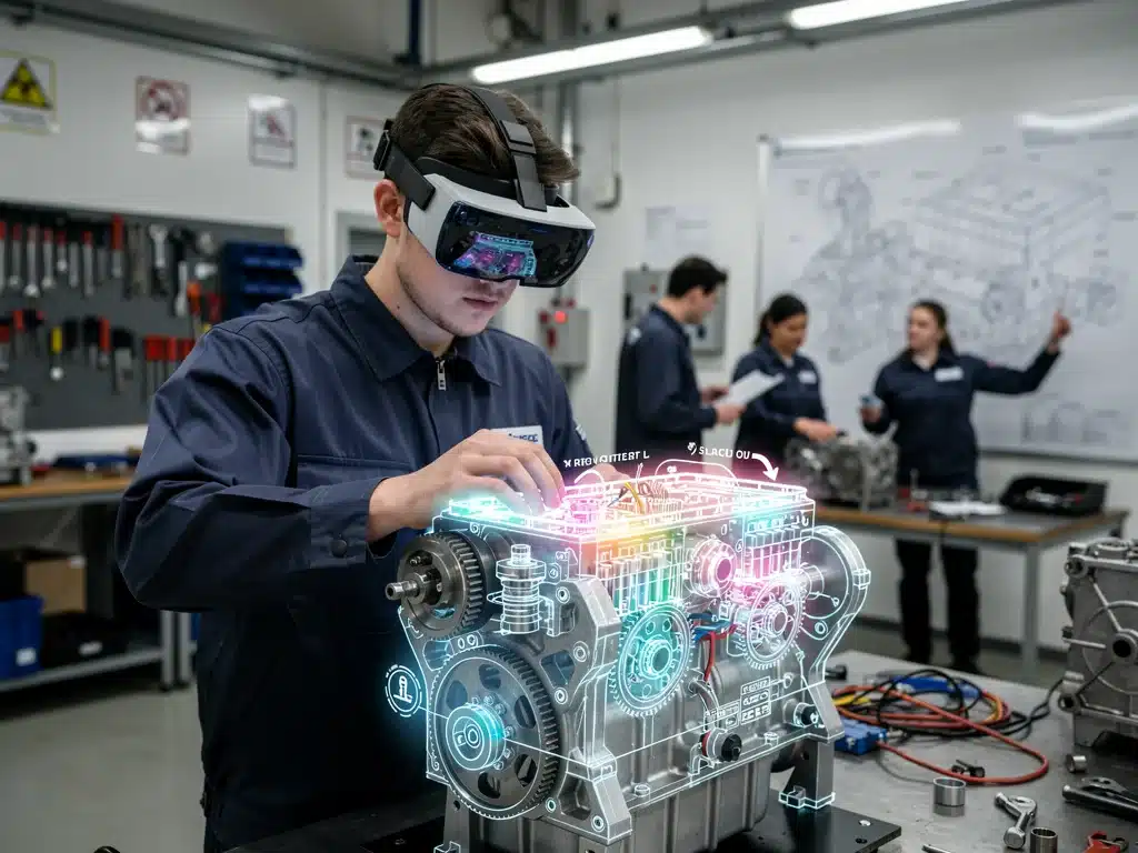 Augmented reality in vocational education for hands-on training